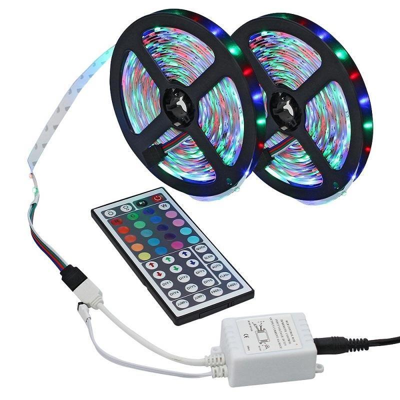 Led Strip RGB Color Changing Flexible Led Strip Light Kit + 44key IR Remote Controller